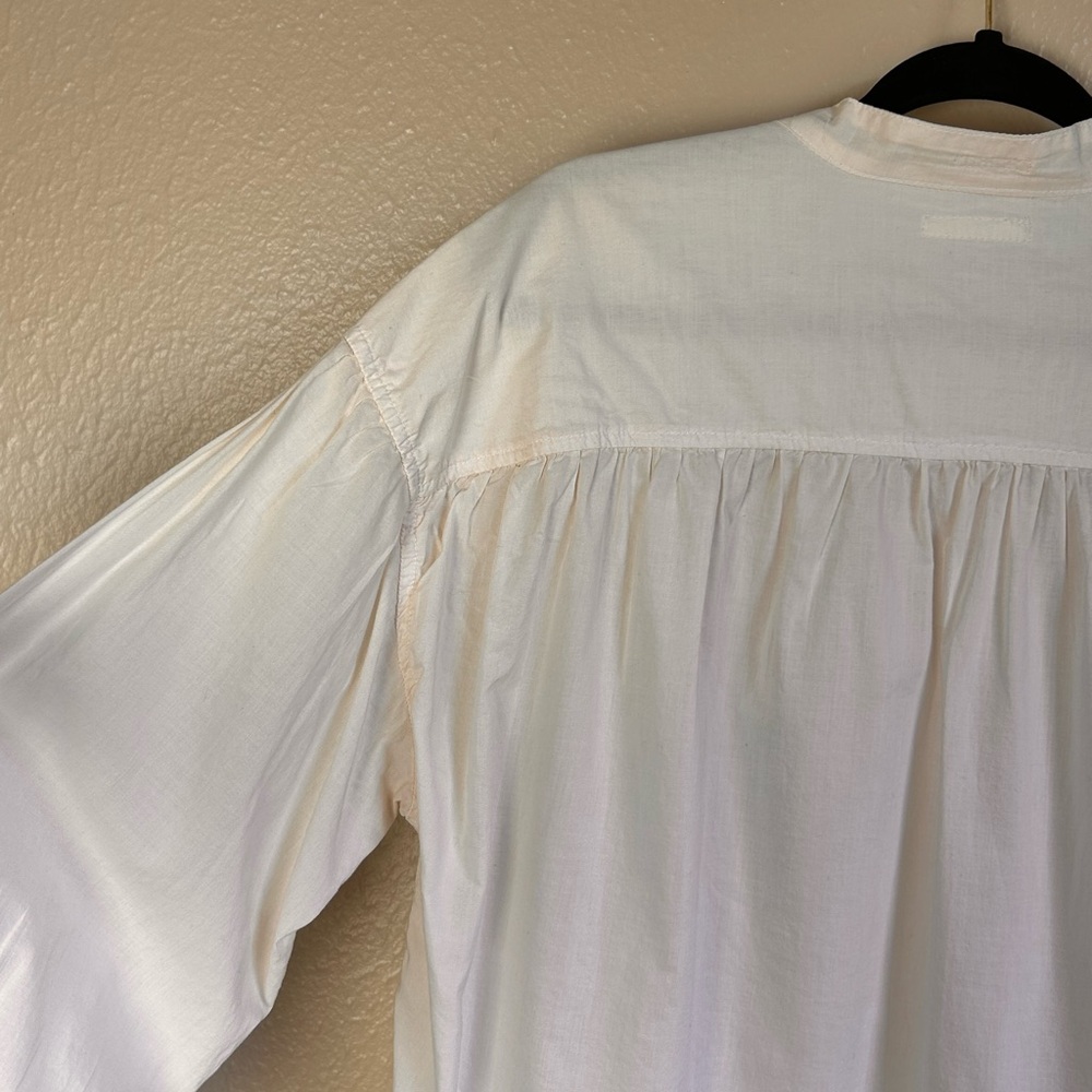 Mother The Gatherer blouse in pale peach - Picture 5 of 8